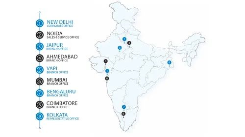 Ample Graphics nationwide presence map